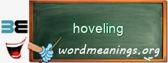 WordMeaning blackboard for hoveling
